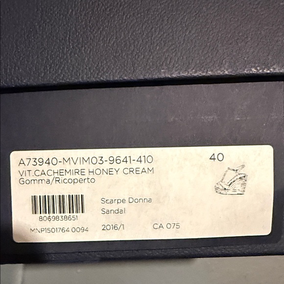 Sergio Rossi Tan Suede Wedge Sandals - Picture 6 of 6